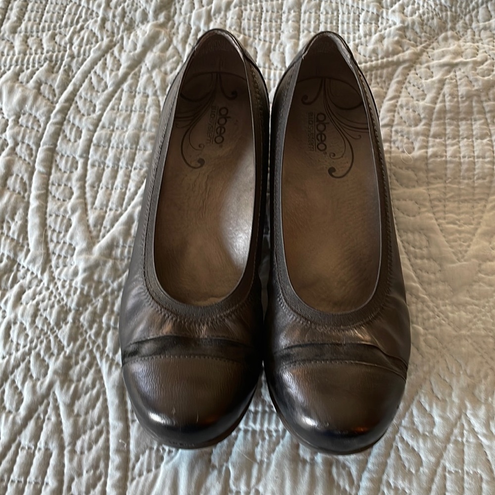 Fair Abeo Mia Metatarsal Black Leather pump size 8.5